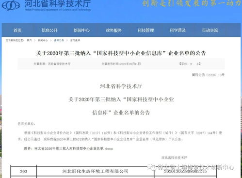 風雨兼程，勇往直前 河北邢化成功入圍國家科技型中小企業技術咨詢